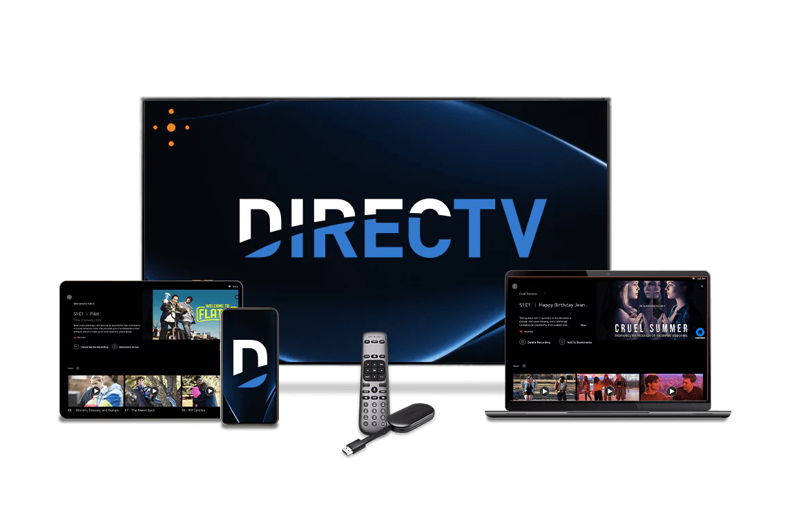 Collage of DIRECTV devices