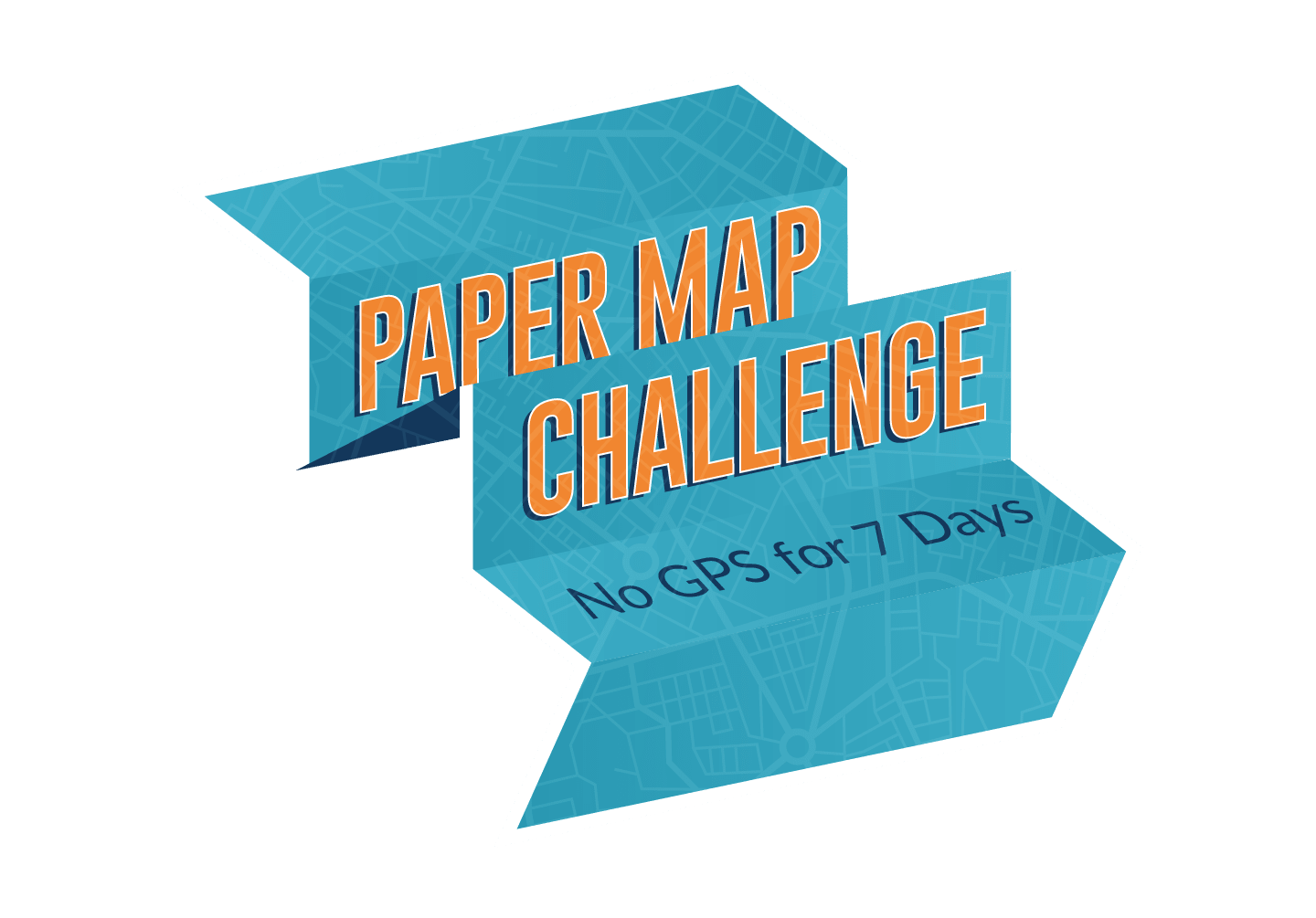 Paper map illustration