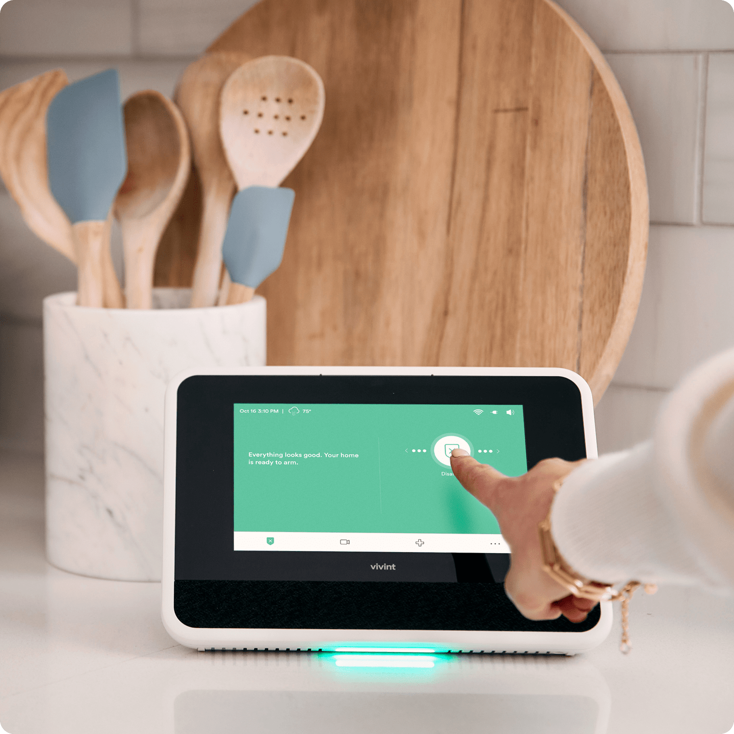 Smart hub in the kitchen