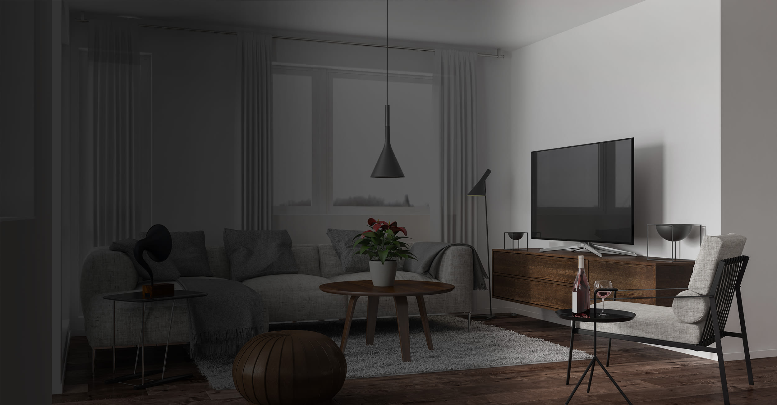 living room scene
