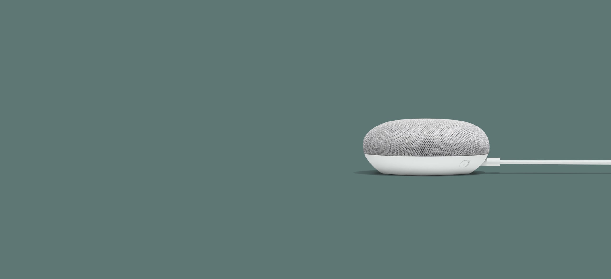 Google home mini connected to a Vivint smart home