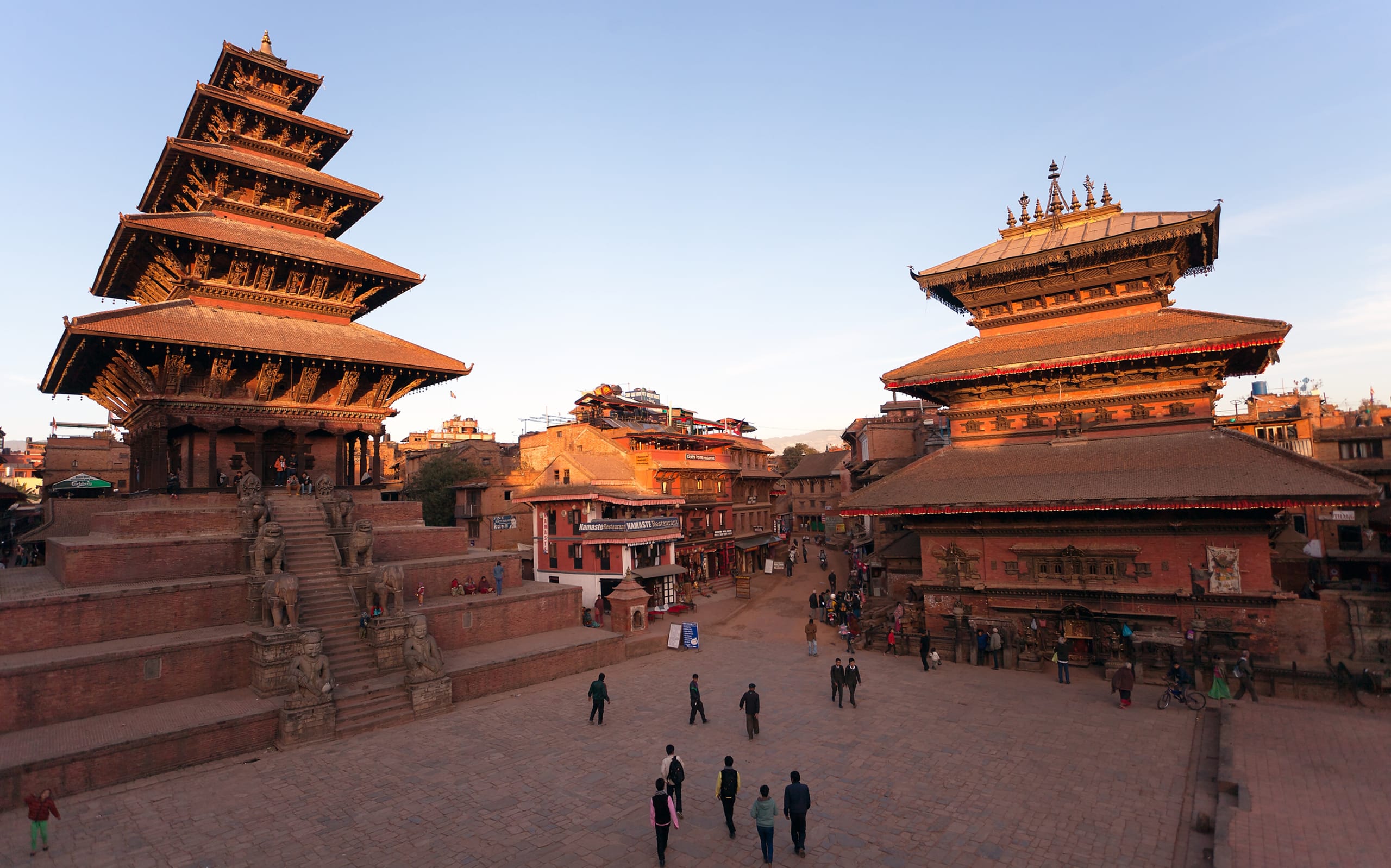 Nyatapola Pagoda on Taumadhi Square in Bhaktapur.