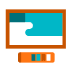 TV and Remote Illustration