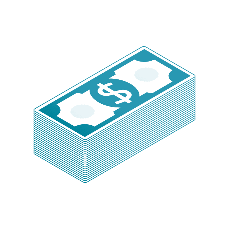stack of money illustration