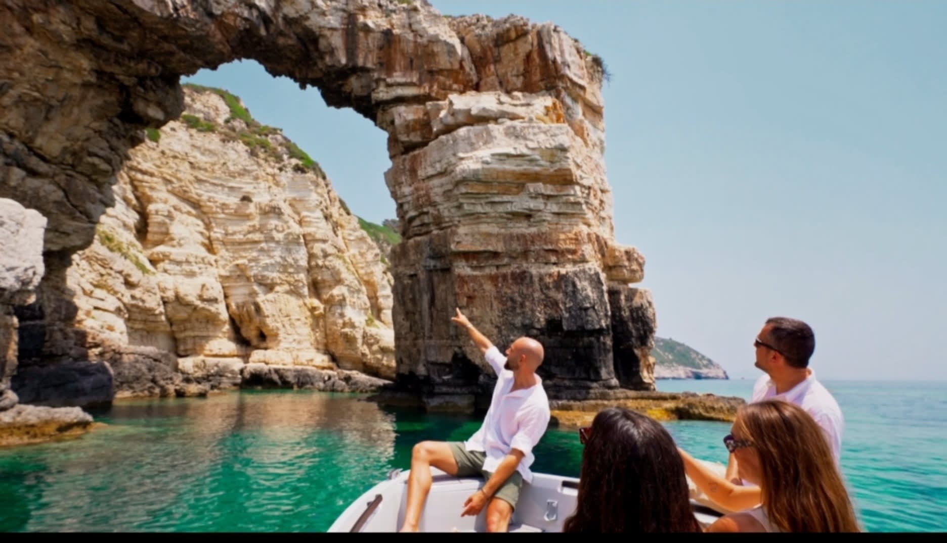 Privater Yachtausflug nach Paxos, Antipaxos und zu den Blauen Grotten