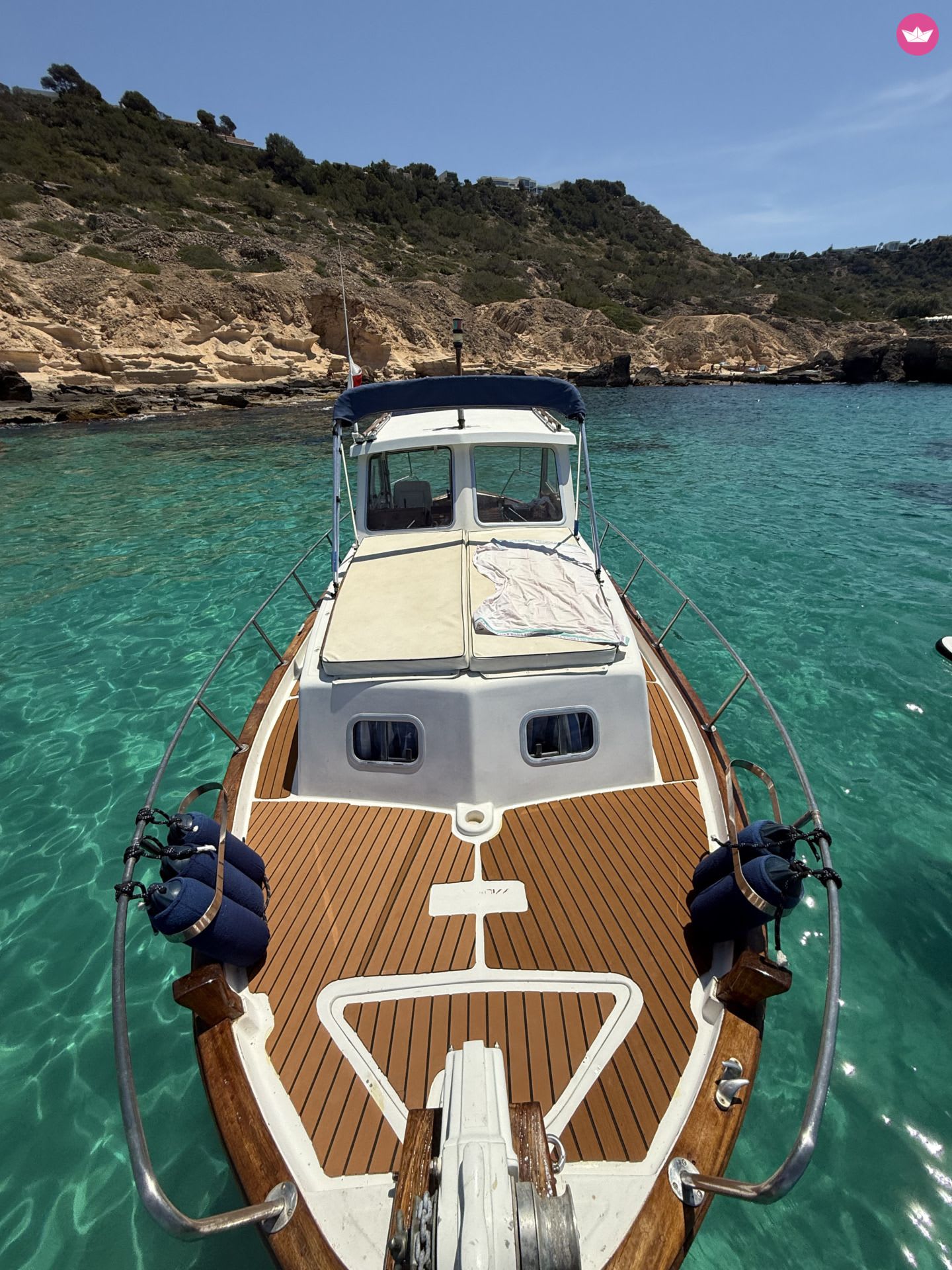 Escapade en mer de 8 heures au départ de Molinar : pagaie, plongée avec tuba et détente