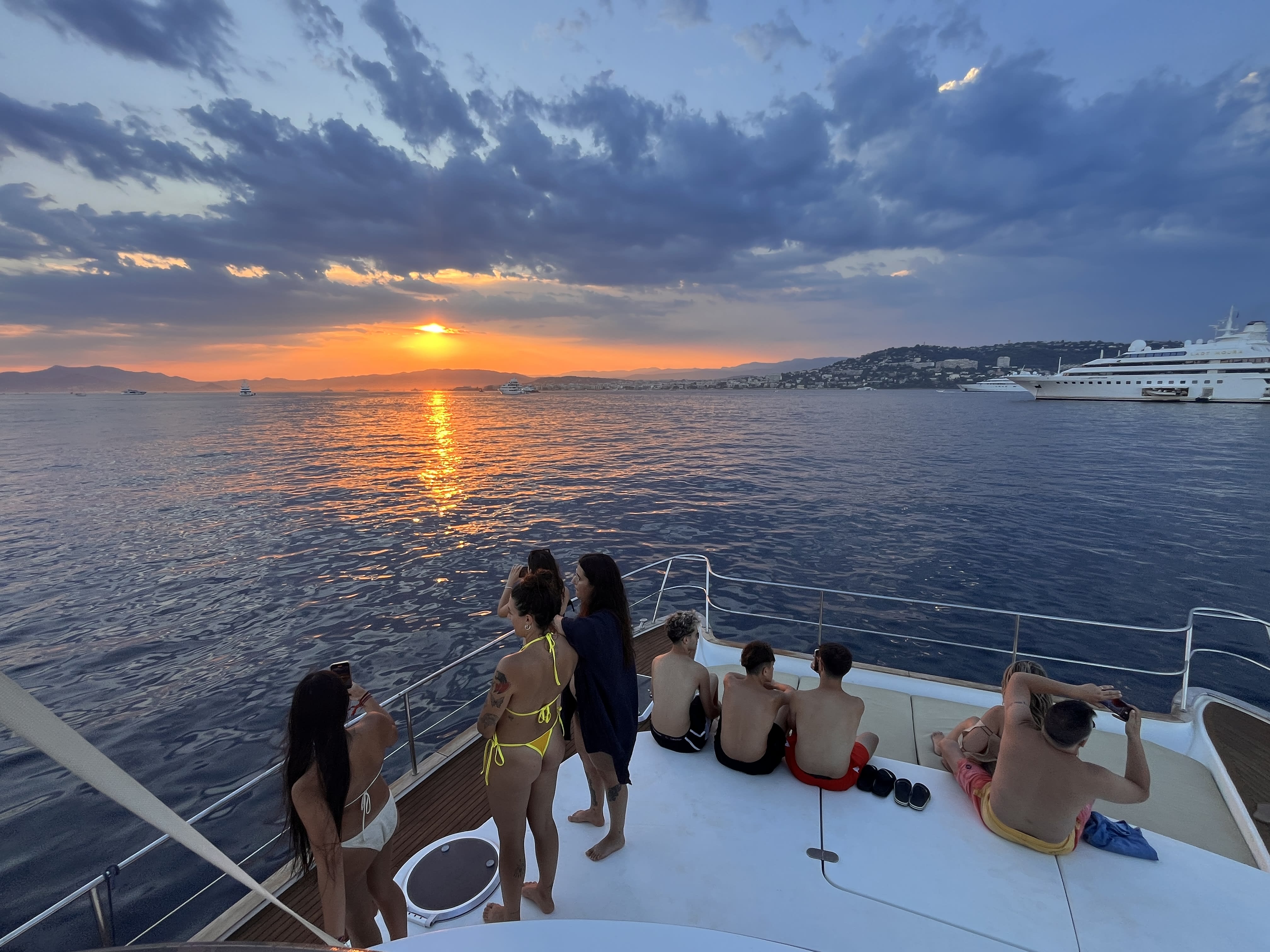 Sunset on the water: the magic of the Mediterranean by catamaran