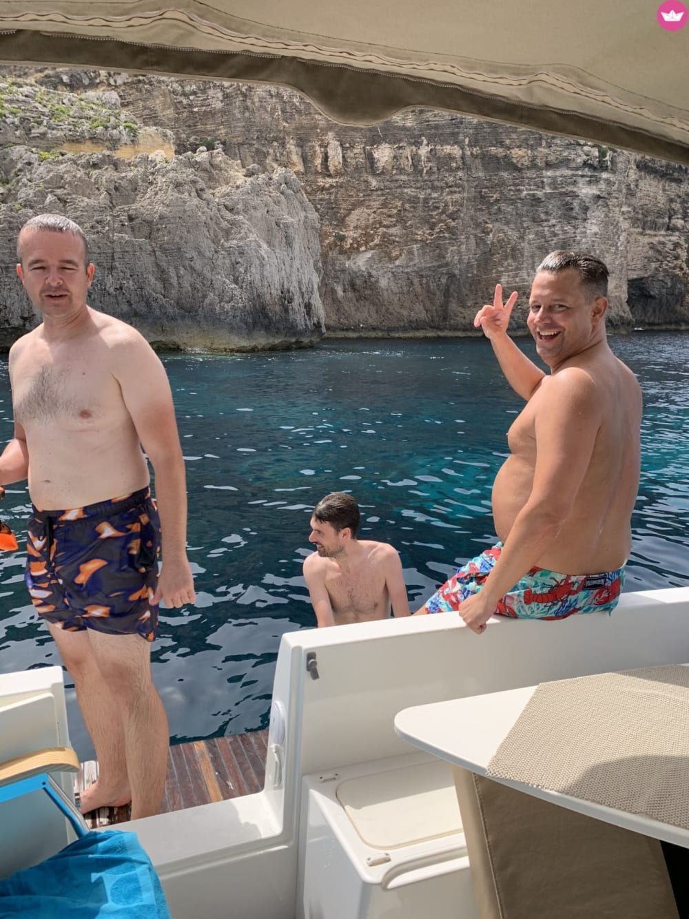 Full day at sea – Heading for Comino & the Blue Lagoon