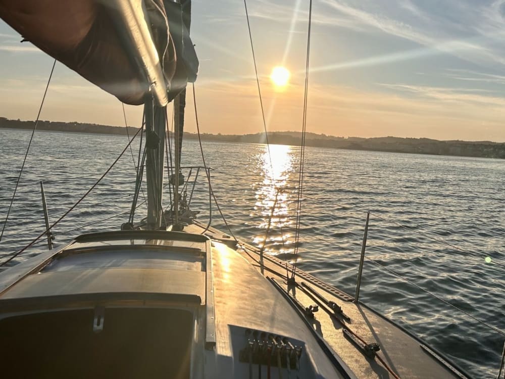 Sunset Sailing Experience from Portonovo – Evening Escape to Playa de Canelas