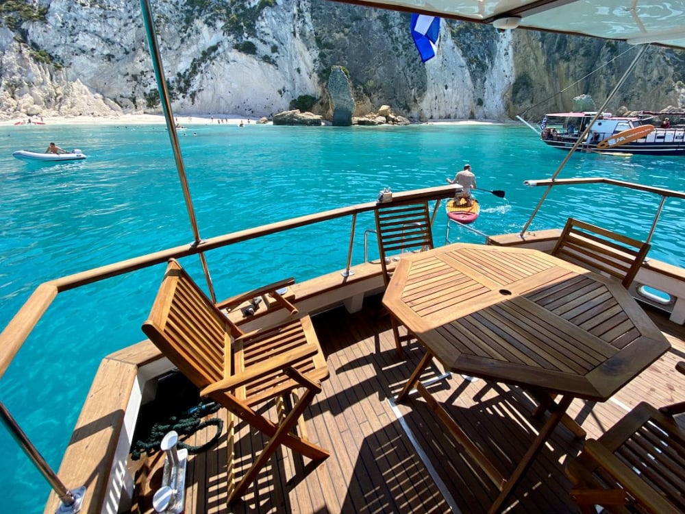 Hidden Caves & Coastal Serenity – Full-Day Cruise to Ai Heli from Argostoli