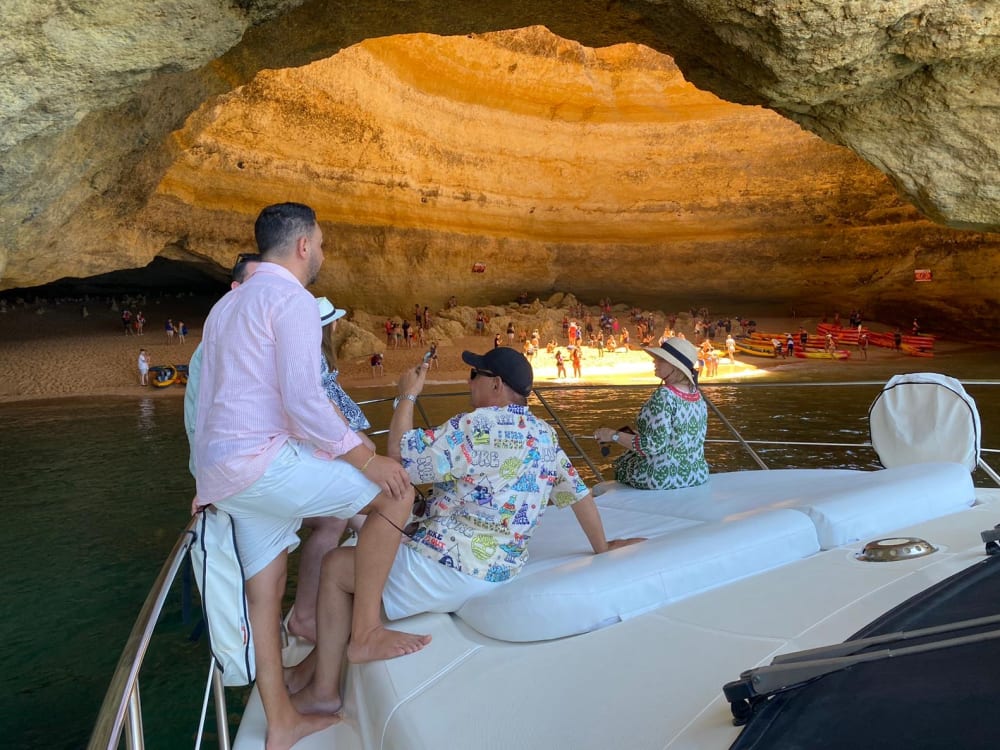 5-Hour Private Yacht Cruise: Benagil, Jet Ski (Price not included) and Portuguese Riviera