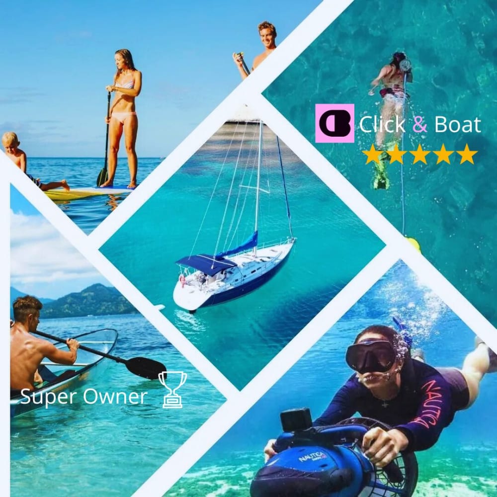 TAGESCHARTER – ALLES INKLUSIVE & WASSERAKTIVITÄTEN.  Mallorca! 4-stündige Segeltour mit Wasserspielzeug