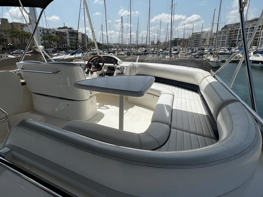 Embark on an exceptional day in the crystal clear waters of Malta on our Princess 40 Fly