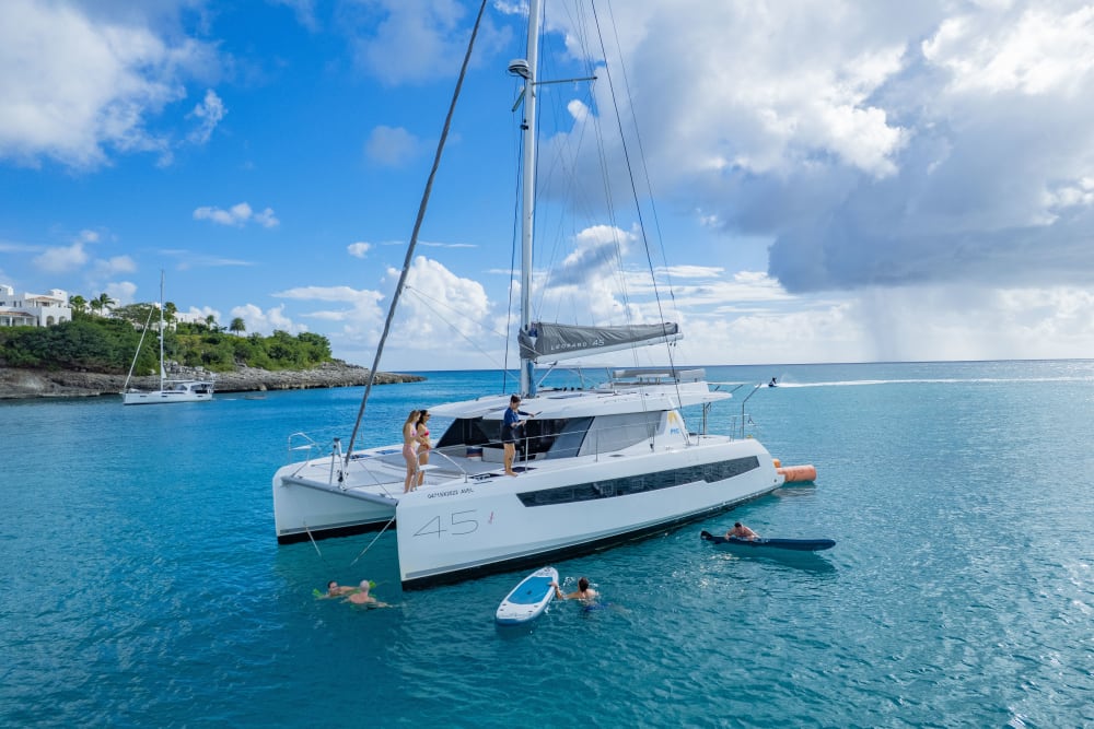 Full-Day Anguilla Escape on Don't Worry: Sandy Island & Long Bay or Rendezvous Bay & Meads Bay