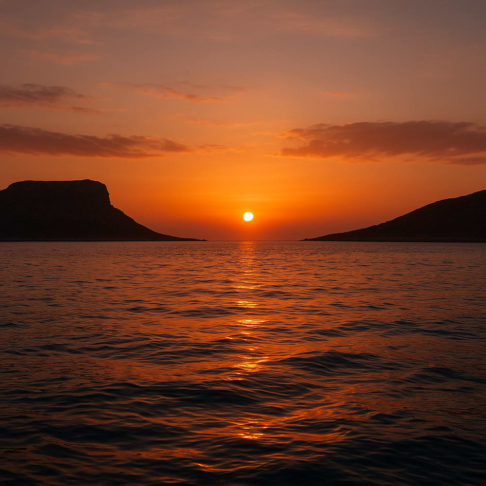 Sunset Serenity: Evening Cruise to Balos Lagoon