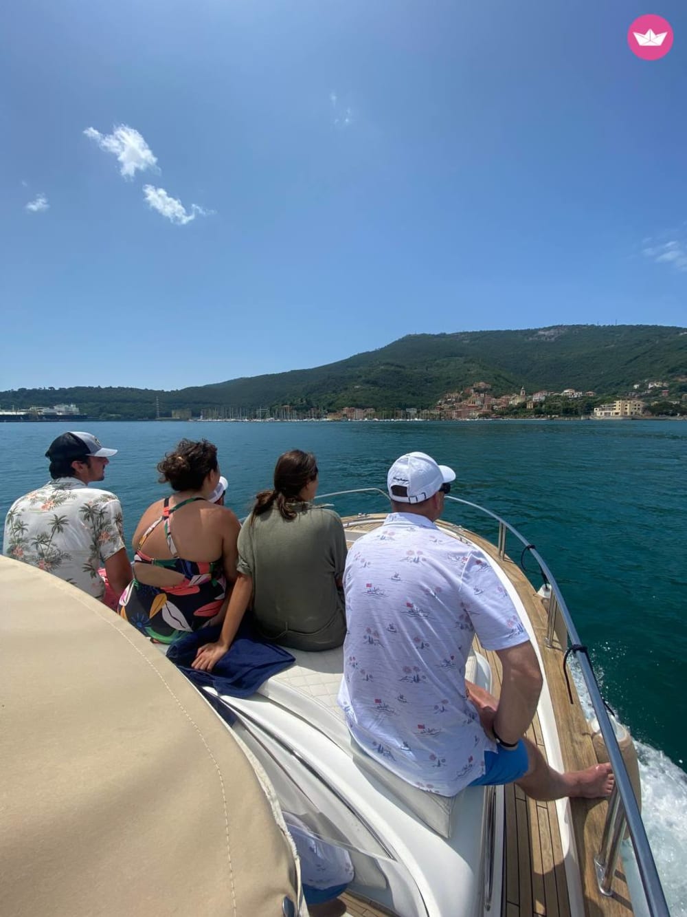 Excursion d'une journée en bateau dans le charmant golfe des Poètes au départ de Portovenere