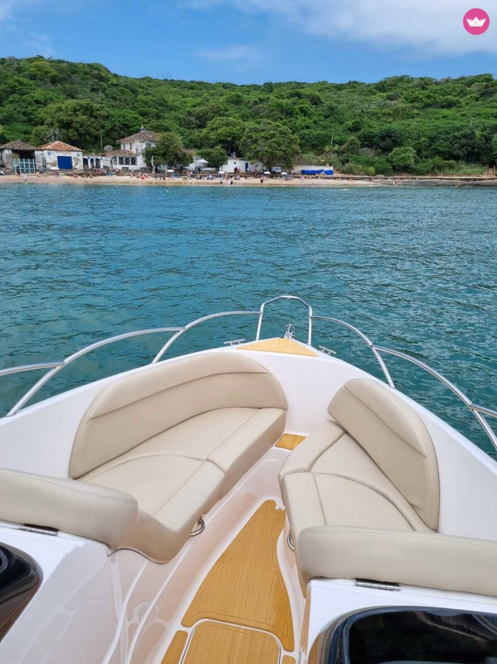 Aventura de 5 horas pela costa de Búzios em lancha rápida