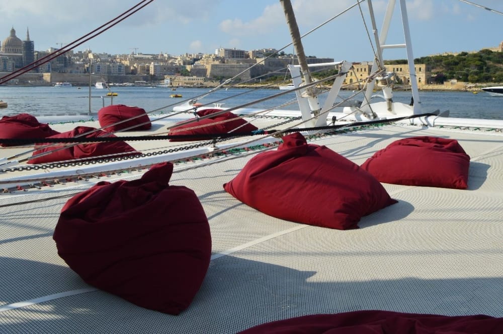 Crociera di un giorno in catamarano da Sliema: scopri Malta via mare