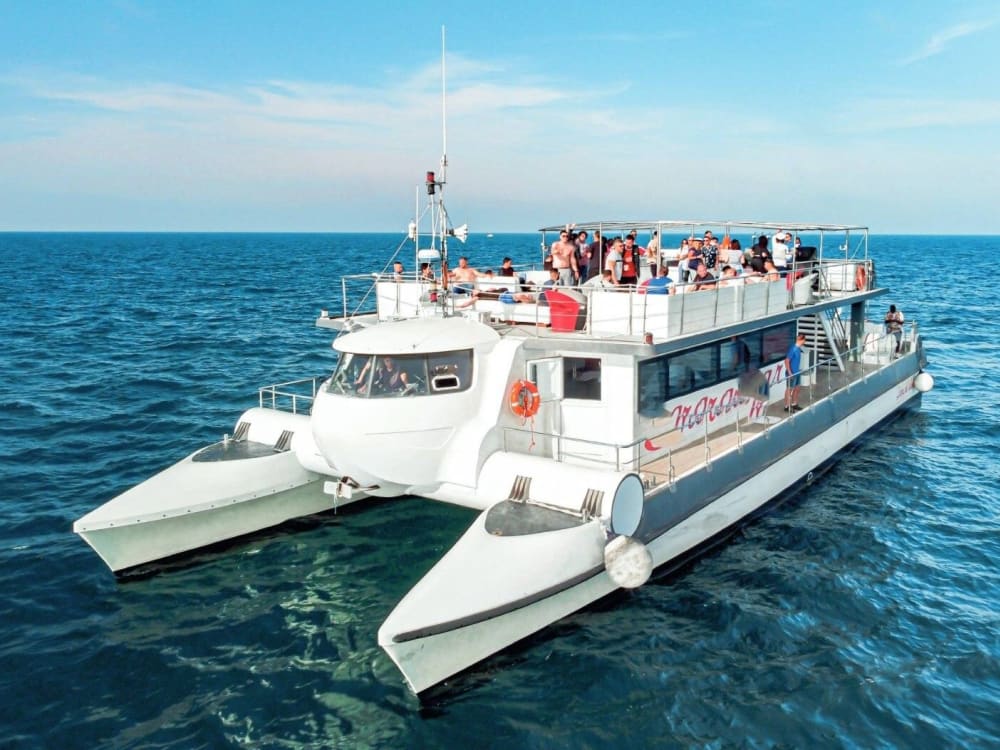 Sun, Sea, & Paella: Food, Swimming & Music Cruise from Valencia