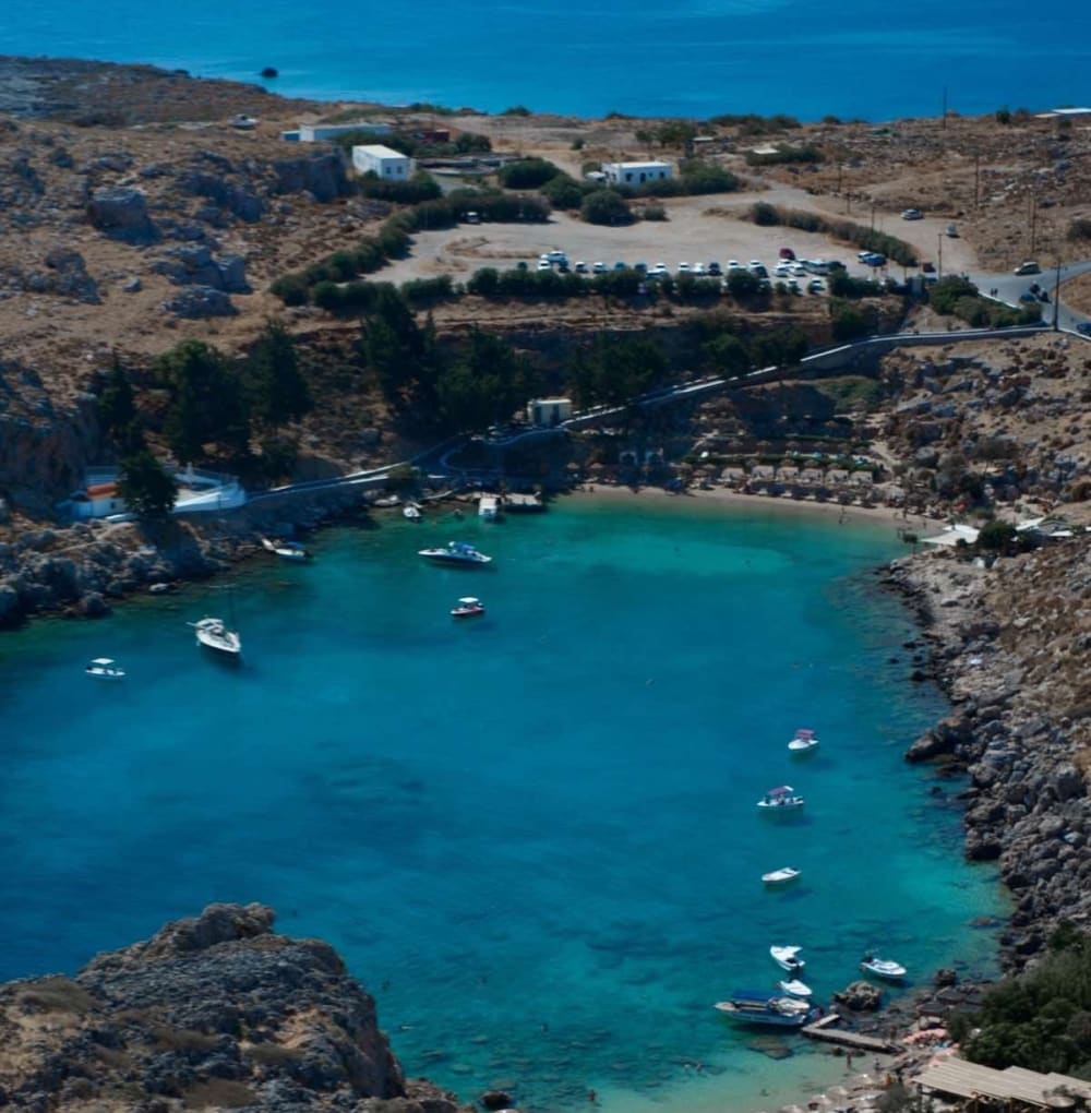 Rhodes and Lindos Coastal Getaway: Daily Excursion with Panoramic Views and BBQ