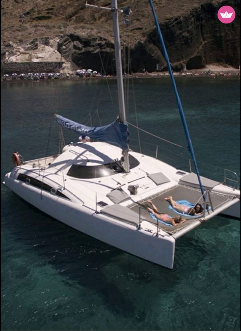 Fountaine Pajot: Wake Up with the Waves: Morning Private Boat Tour from Vlychada