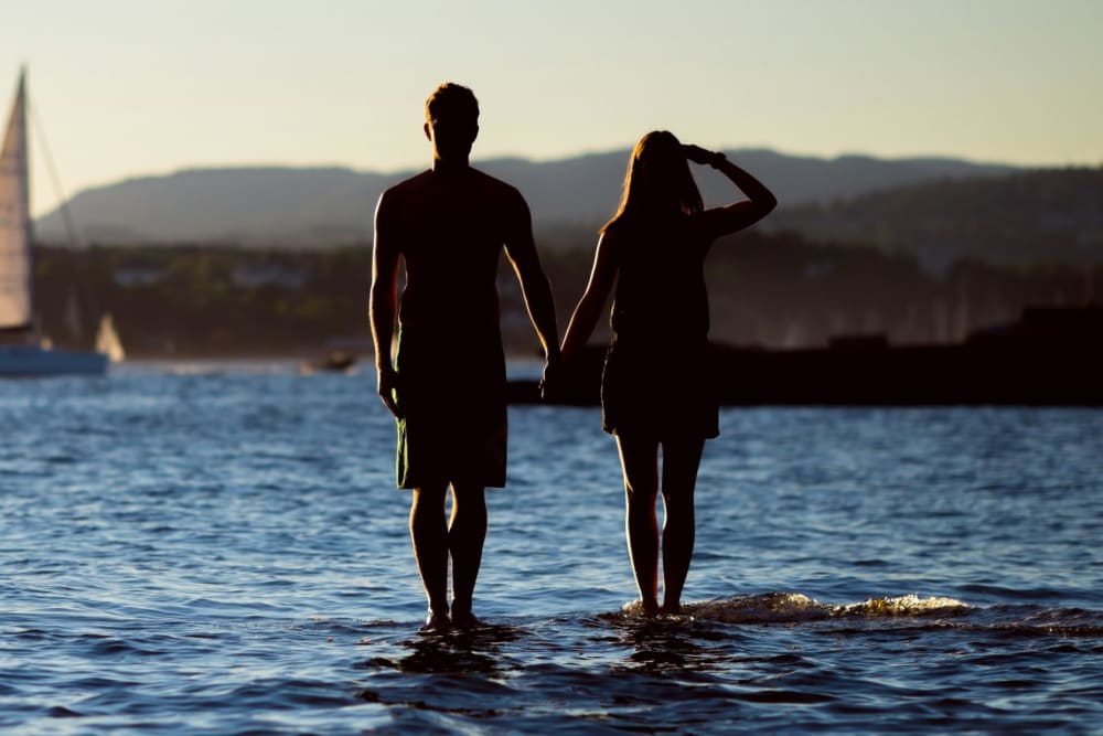 Sunset & Serenity: a swimming break in a dream setting