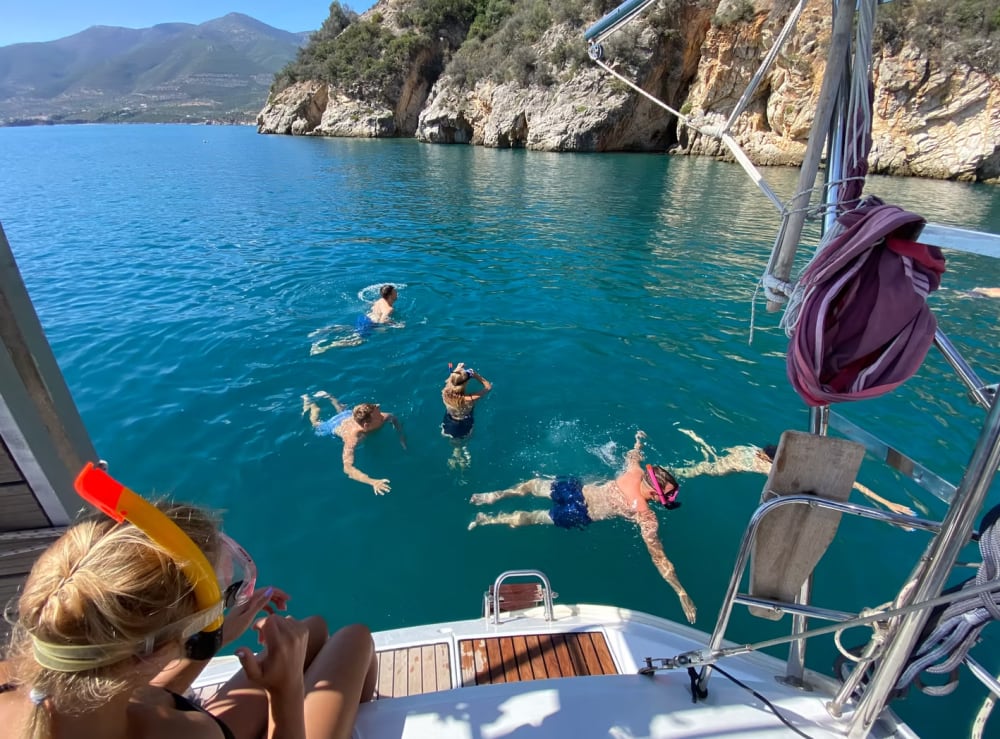 Relax e nuoto: crociera di mezza giornata nel Golfo Argolico
