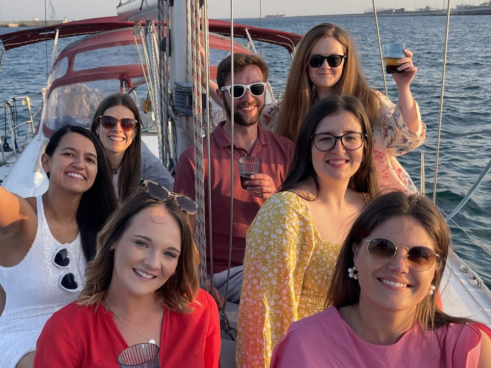 Atardecer mágico desde el Port Olímpic de Barcelona