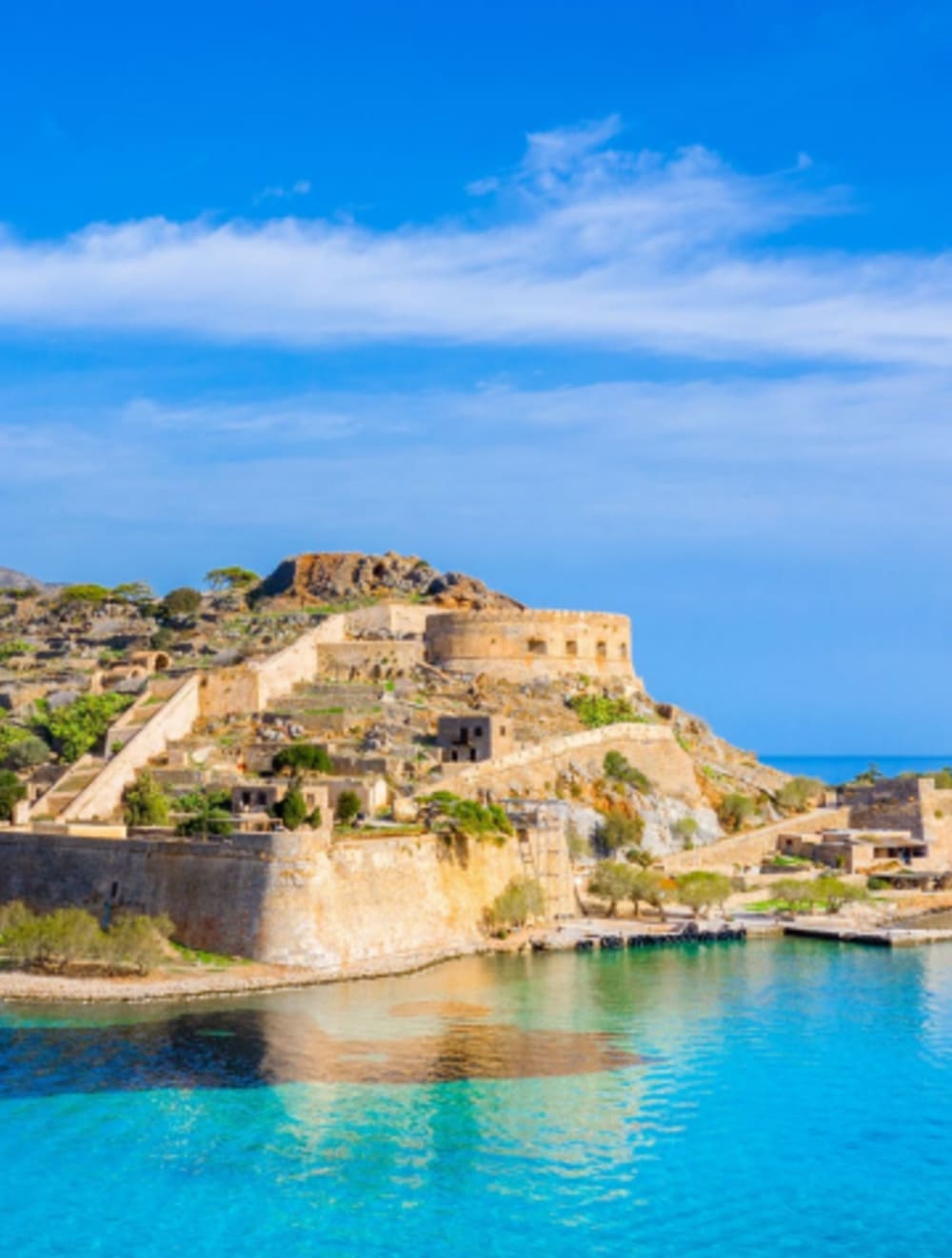 Crucero privado de un día por Spinalonga y la bahía de Kolokitha: nada, explora y relájate