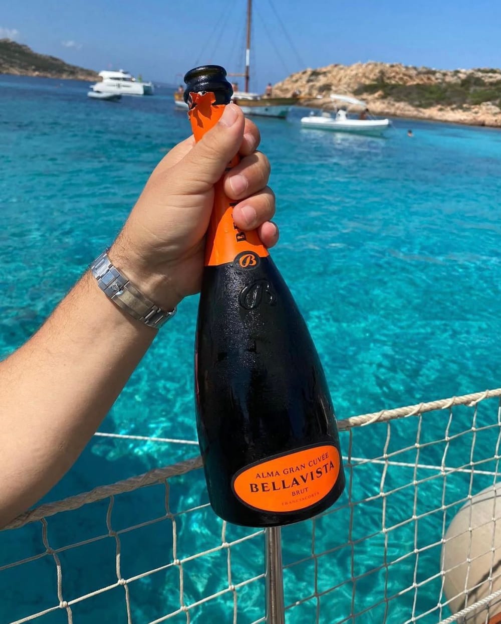 Sonnenuntergang auf einem Segelschiff – Abendessen im La Maddalena