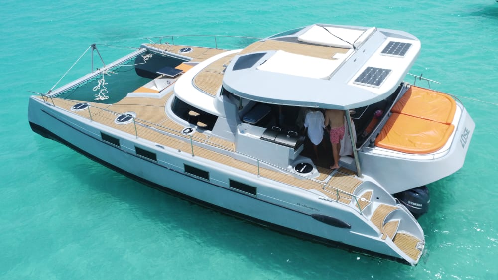 Secluded Serenity: Saona Island & Palmilla Natural Pool Private Catamaran Tour