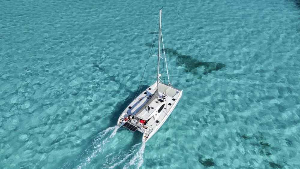 Your Ultimate Island Bash: 7-Hour Private Catamaran to Isla Mujeres