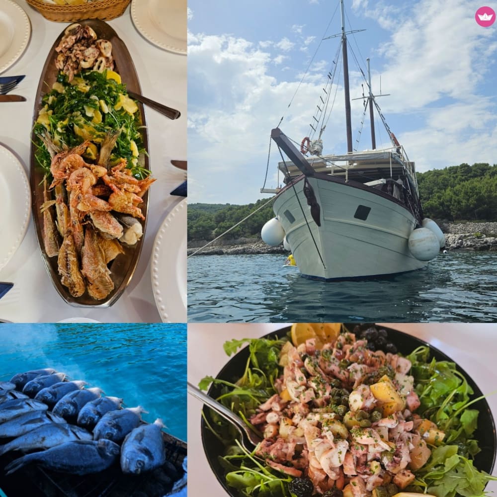 Hvars verborgene Schätze: Pokrivenik-Bucht und kleine blaue Grotte mit 3-Gänge-Mittagessen