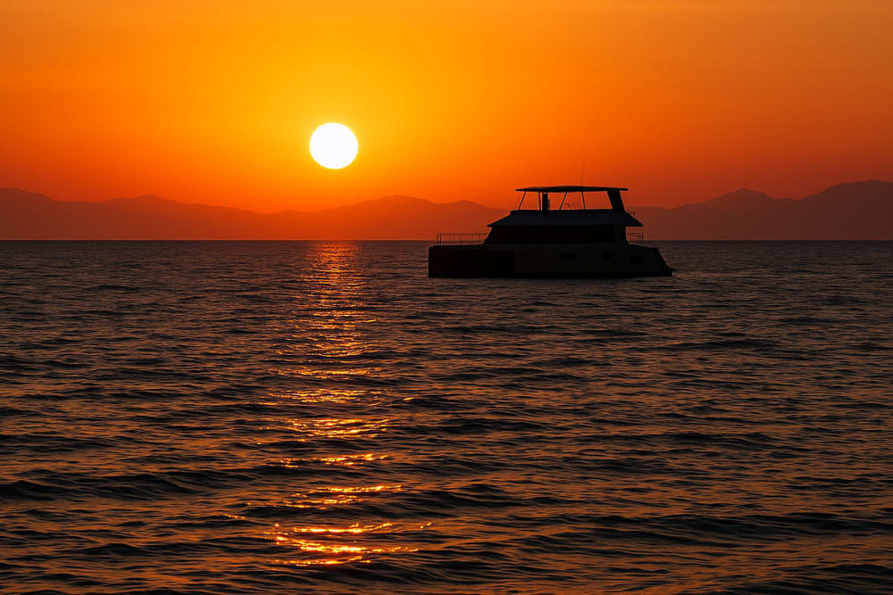 Crociera privata al tramonto a Lindos – Navigazione nell'Egeo con viste dorate