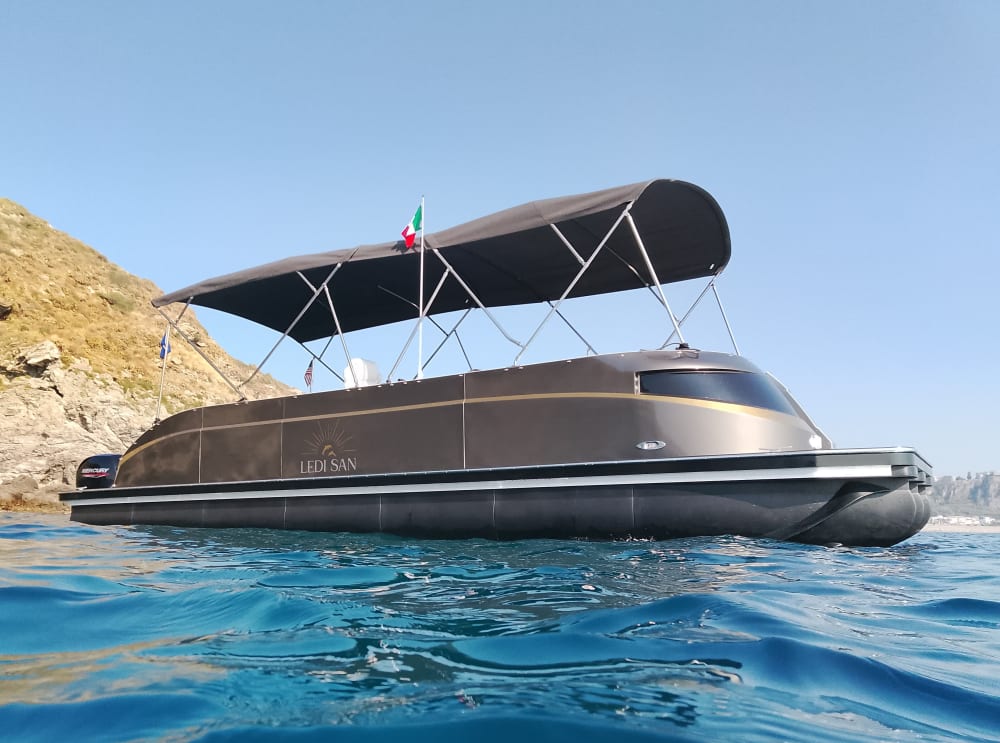 Gran Tour delle Isole Eolie: Vulcano, Lipari e Salina in Pontone di Lusso