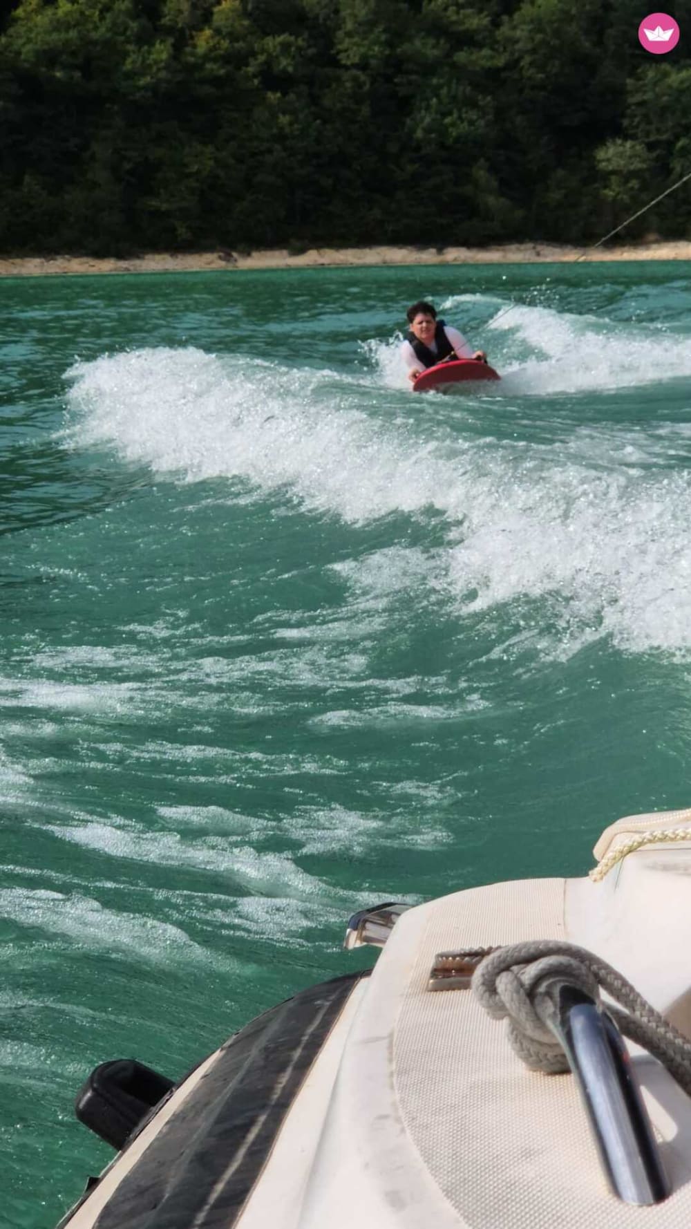Sensations nautiques sur le lac de Vouglans !