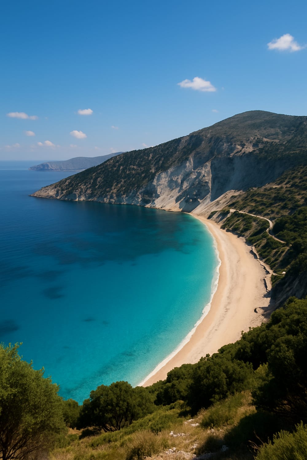 De Zante a Cefalonia: excursión privada de un día con paradas para nadar