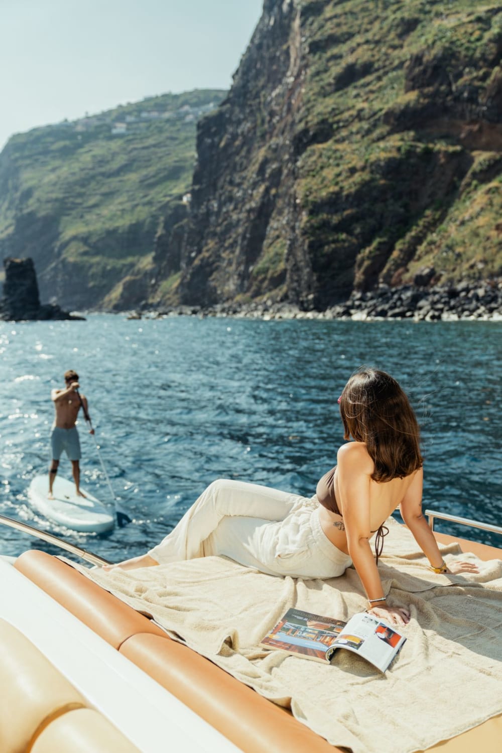 Morning Bliss: Sunrise Yacht Escape from Madeira