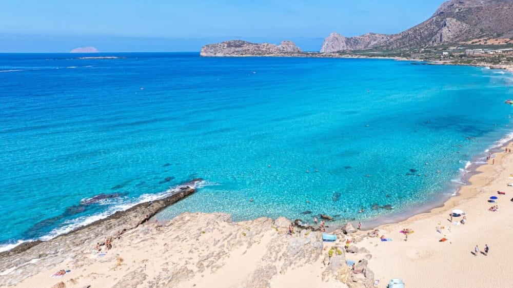 Creta occidental por mar: crucero privado de 7 horas a Falasarna desde el puerto de Kolymvari