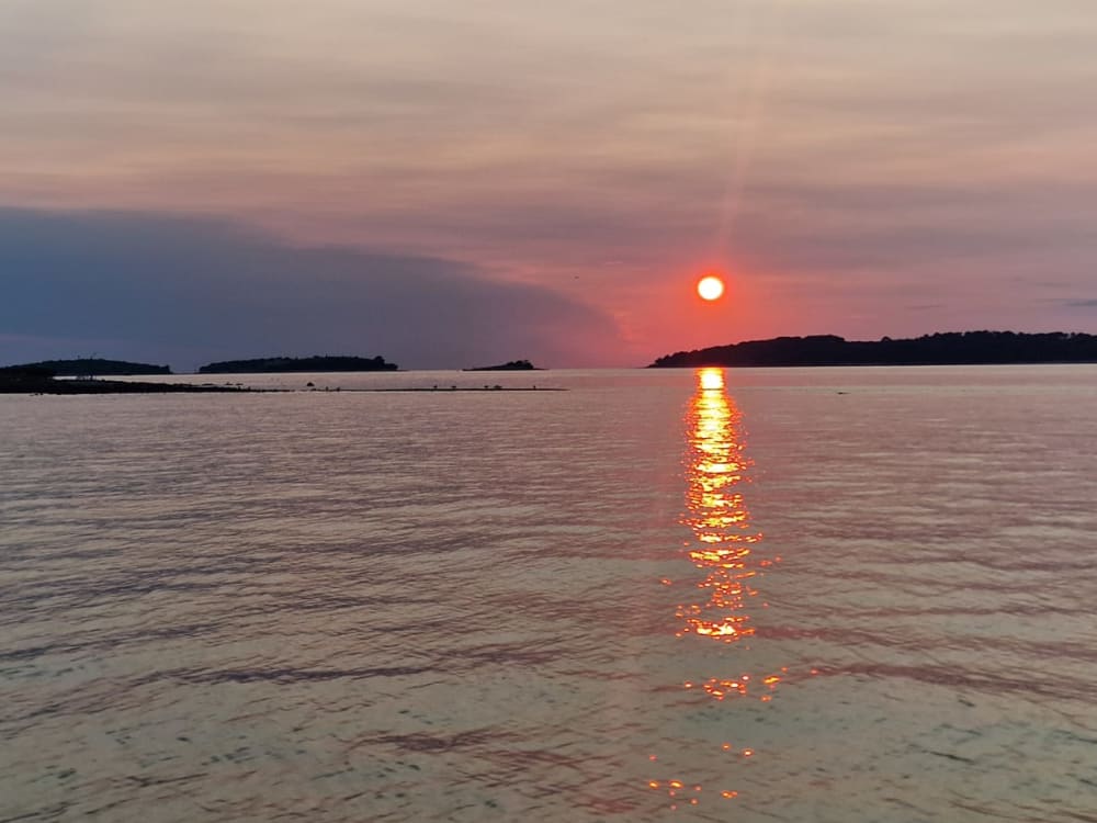 Crociera al tramonto a Rovigno – 2 ore con osservazione dei delfini
