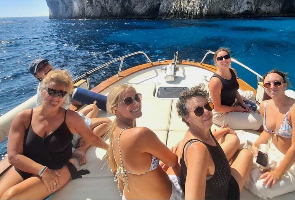 Fairytale Capri: A 3-Hour Tour aboard a Classic Sorrento Gozzo