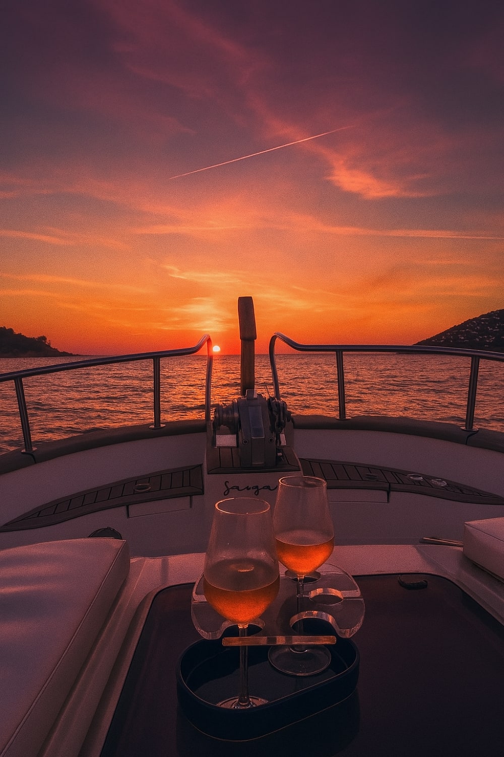 Coucher de soleil en Méditerranée