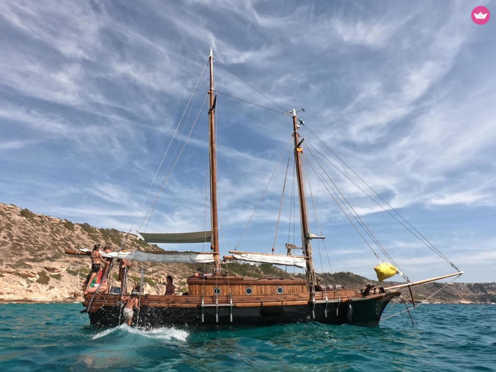 Día completo en una goleta histórica: explora la Reserva Marina del Delta