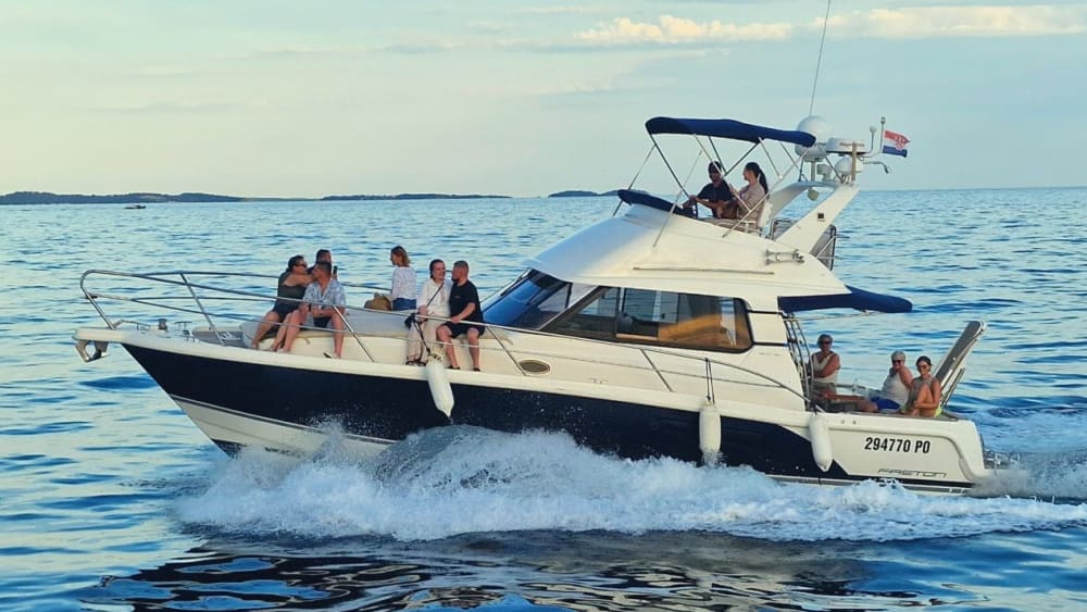 Gita in barca di 7 ore: esperienza nel Canale di Leme, Rovigno e isole