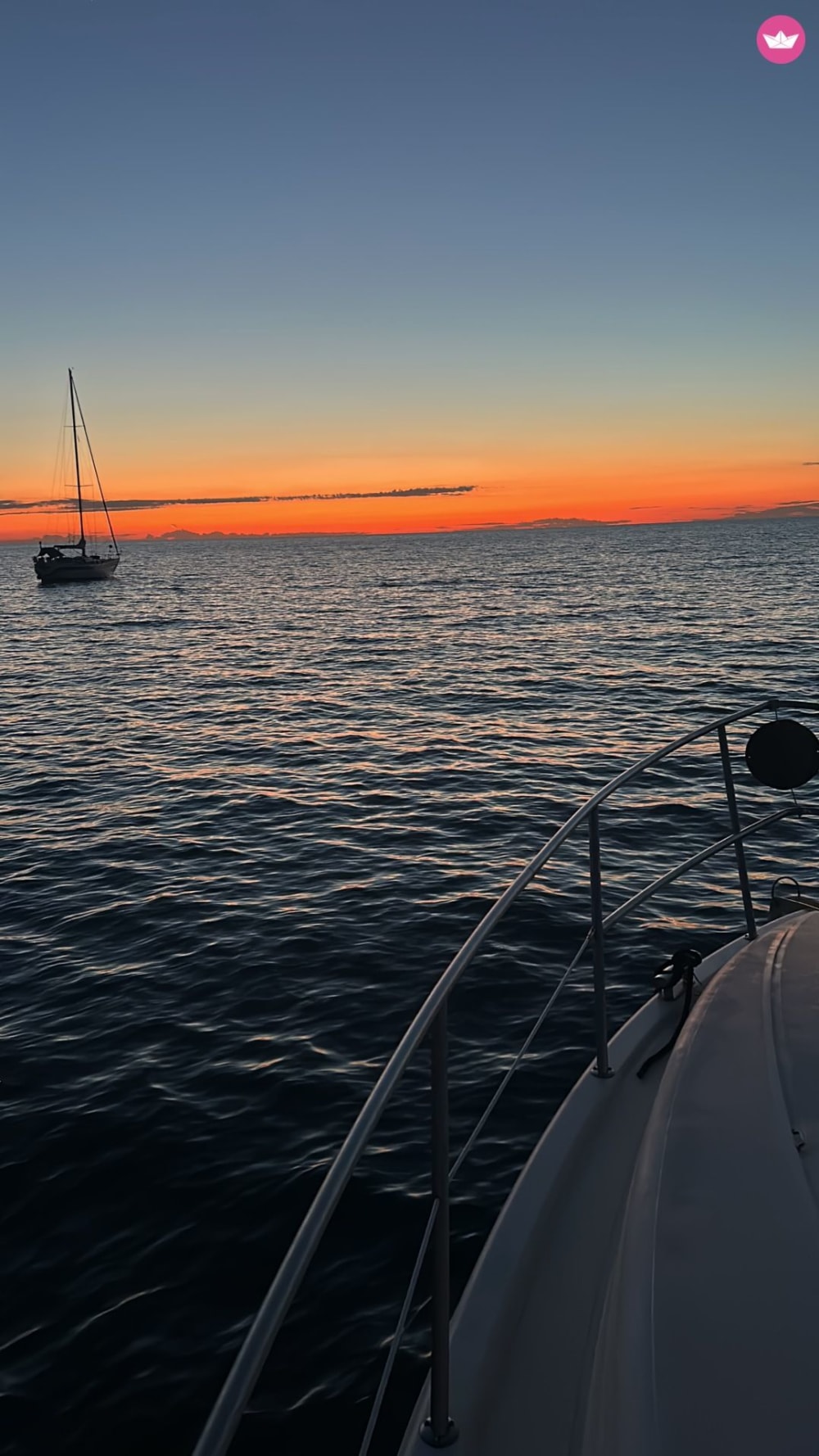 Esperienza in yacht al tramonto