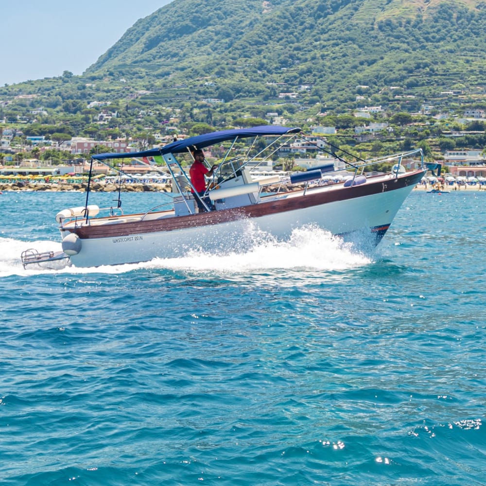 Full day Escape from Lacco Ameno: A Relaxing Boat Tour Around Ischia