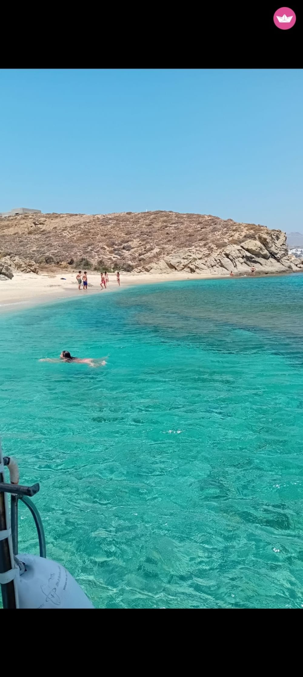 Mykonos South Coast Half-Day Cruise: Custom Swim Stops from Ornos to Elia