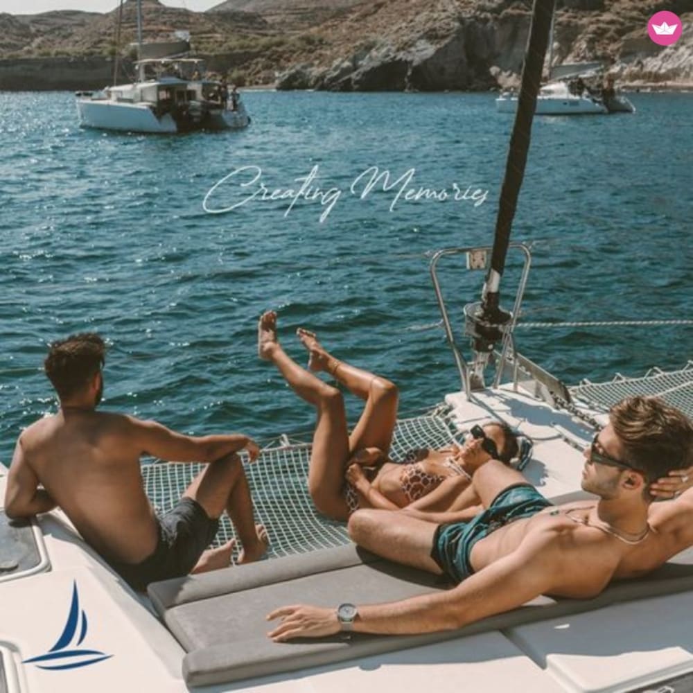 Half Day Santorini Luxury Cruise — Hidden Bays, Hot Springs & Sunset