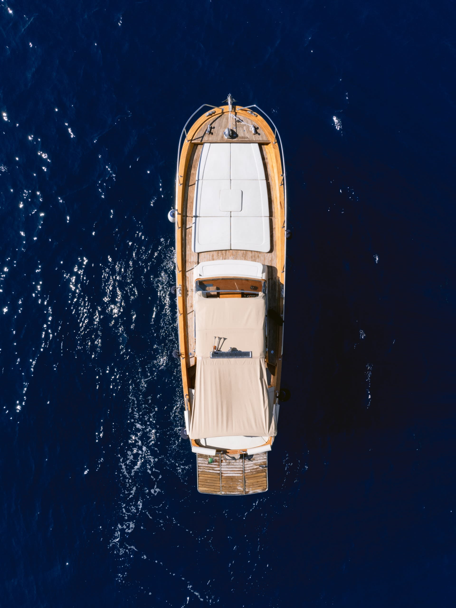 One day in Amalfi on a motorboat