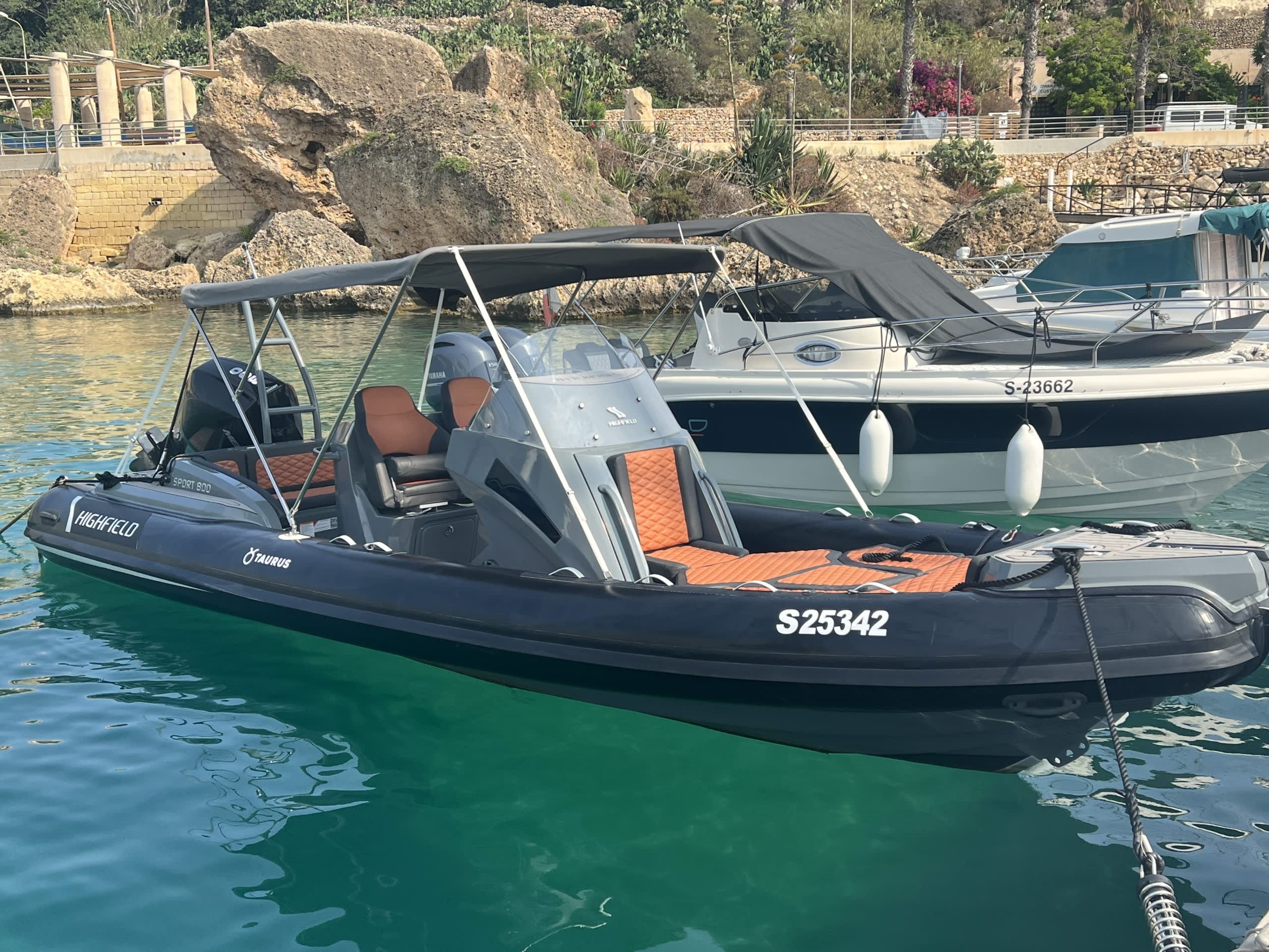 Experience Gozo like never before on a motorboat